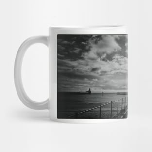 Monochrome North Sea Sunrise Mug